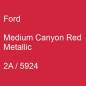 Preview: Ford, Medium Canyon Red Metallic, 2A / 5924.